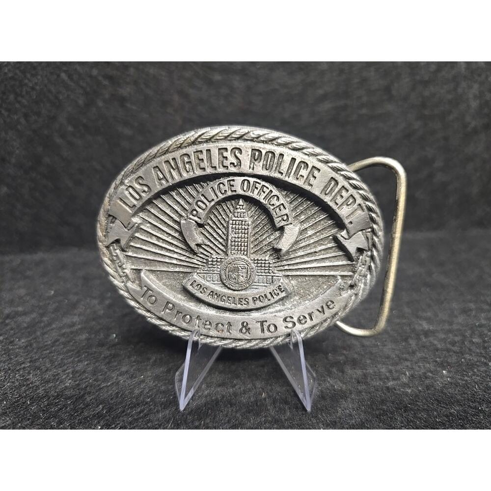Los Angeles Police PD 125th anniverary Belt Buckle 1994 #7 / 5000